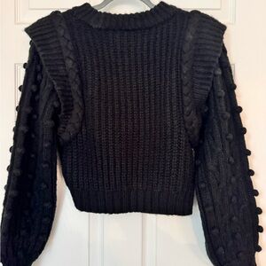 Farm Rio Cropped Sweater